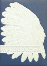 Lebanon Union High School 1957 yearbook cover photo