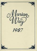 Marian High School 1987 yearbook cover photo