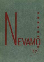 Nevada High School 1957 yearbook cover photo