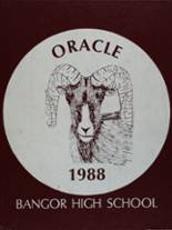 Bangor High School 1988 yearbook cover photo