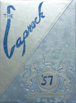 Post High School 1957 yearbook cover photo