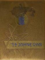 St. John's High School 1959 yearbook cover photo