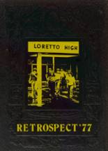 Loretto High School 1977 yearbook cover photo