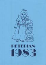 St. Peter High School 1983 yearbook cover photo