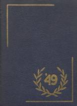Simsbury High School 1949 yearbook cover photo