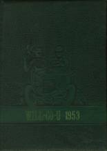 Williamsville High School 1953 yearbook cover photo