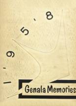 Geneva High School 1958 yearbook cover photo