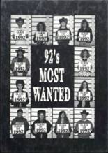 Community High School 1992 yearbook cover photo