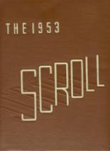 St. Ursula Academy 1953 yearbook cover photo