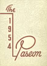 Paseo High School 1954 yearbook cover photo