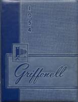 Griffith Institute High School 1954 yearbook cover photo