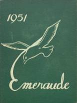Rainier High School 1951 yearbook cover photo