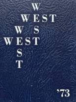 West High School 1973 yearbook cover photo