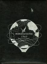 Ridgeley High School 1965 yearbook cover photo