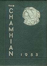 Chamblee High School 1953 yearbook cover photo