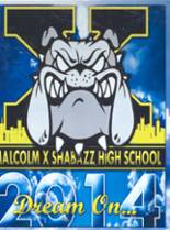 Malcolm X Shabazz High School 2014 yearbook cover photo