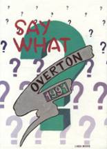 Overton High School 1991 yearbook cover photo