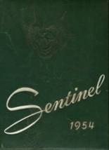 Griswold High School 1954 yearbook cover photo