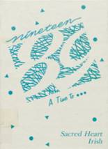 1989 Sacred Heart High School Yearbook from Falls city, Nebraska cover image