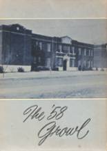 Cooper High School 1958 yearbook cover photo
