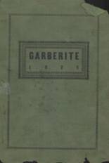 Garber High School 1925 yearbook cover photo
