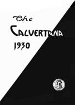 Calvert High School 1930 yearbook cover photo