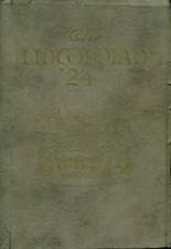 Lincoln High School 1924 yearbook cover photo