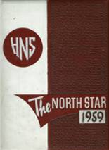 North High School 1959 yearbook cover photo