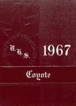 Uvalde High School 1967 yearbook cover photo