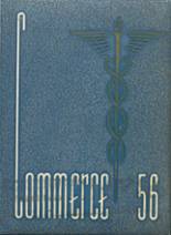 Commerce High School 1956 yearbook cover photo