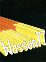 Wasson High School 1977 yearbook cover photo