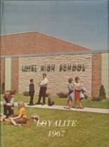 Loyal High School 1967 yearbook cover photo