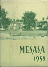 Ottawa Hills High School 1958 yearbook cover photo