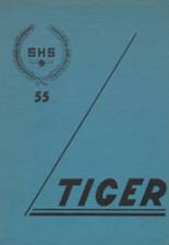 Shelby High School 1955 yearbook cover photo
