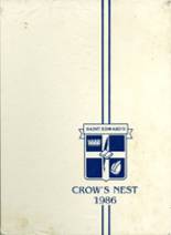 1986 St. Edward's School Yearbook from Vero beach, Florida cover image