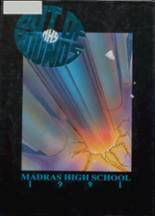Madras High School 1991 yearbook cover photo