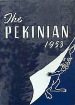 Pekin Community High School 1953 yearbook cover photo