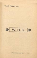 Watkins Glen High School 1913 yearbook cover photo