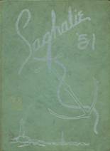 1951 Reed High School Yearbook from Shelton, Washington cover image