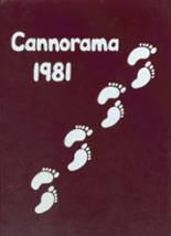 Cannon Falls High School 1981 yearbook cover photo