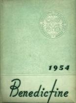 Benedictine Academy 1954 yearbook cover photo