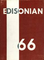Edison Technical High School 1966 yearbook cover photo