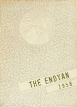 Endy High School 1958 yearbook cover photo