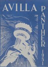 Avilla High School 1951 yearbook cover photo