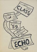 Bainbridge-Guilford High School 1959 yearbook cover photo