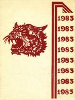 W.F. West High School 1983 yearbook cover photo