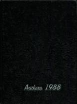 Yankton High School 1988 yearbook cover photo