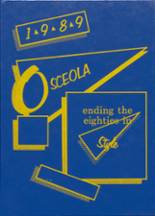 Osceola High School 1989 yearbook cover photo