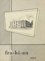 Frazeysburg High School 1957 yearbook cover photo