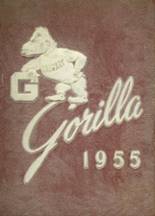 Gregory High School 1955 yearbook cover photo